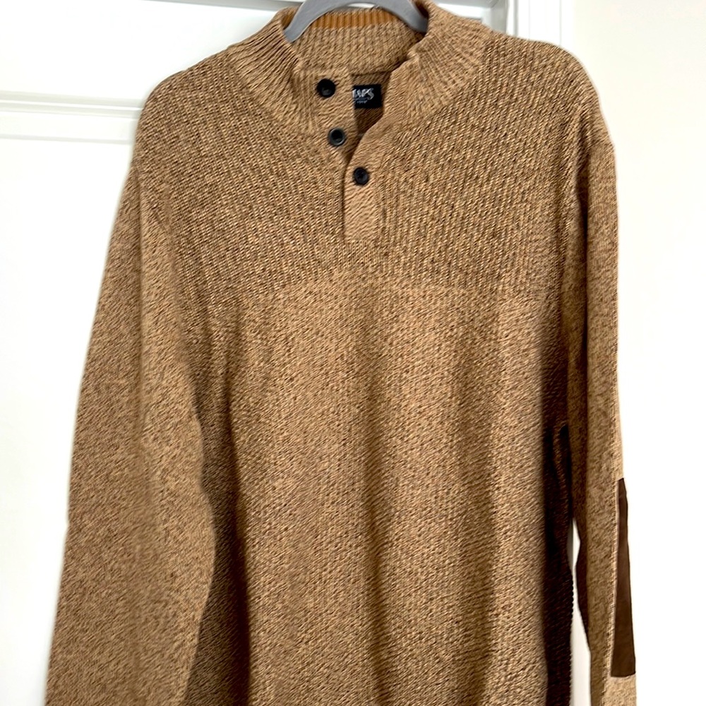 Chaps sweater w/ button closure at top NWOT